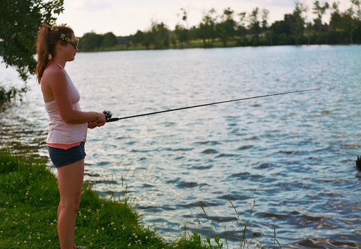 Fishing in Jackson Park, Spring 2010